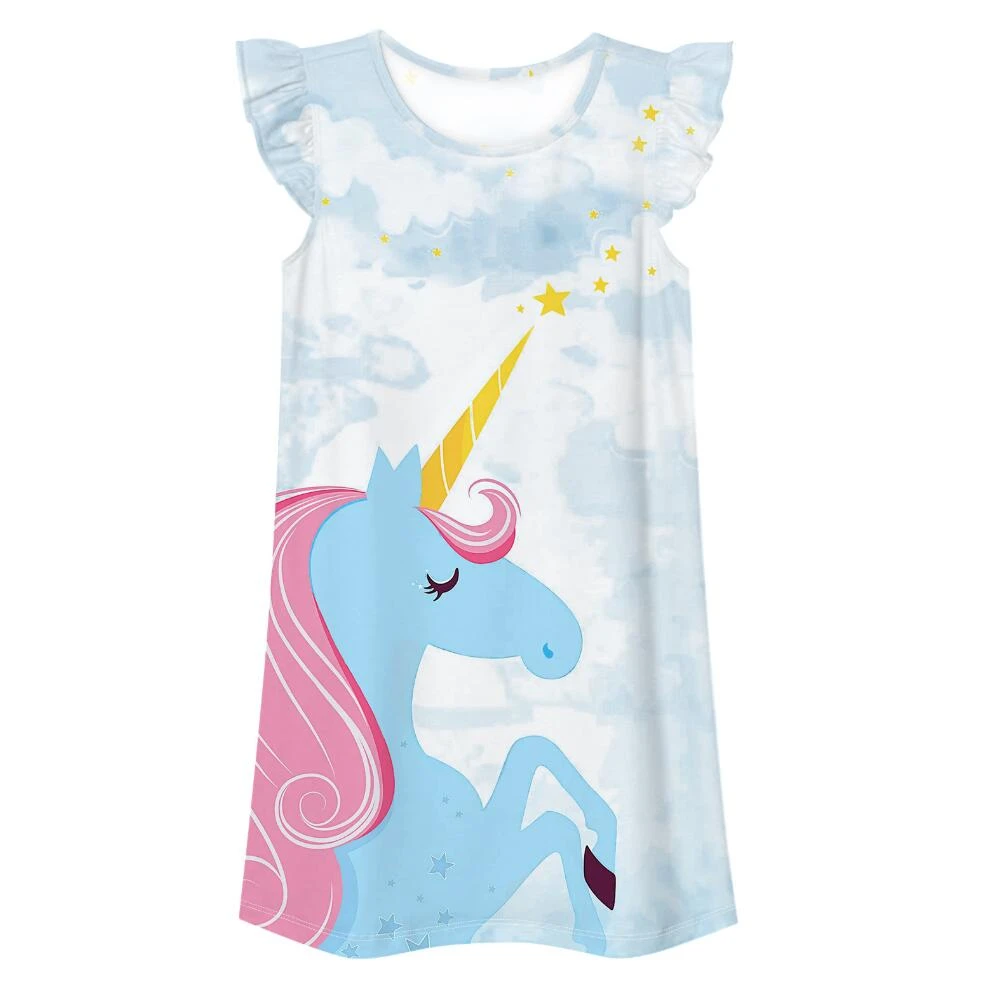 Princess Rainbow Unicorn Summer Dress 5 Princess Rainbow Unicorn Summer Dress - Image 3