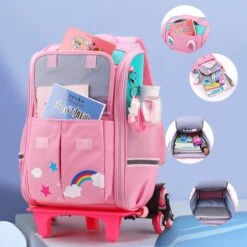 Unicorn Rolling Backpacks Bags For Girls -Unicorn Fashion 379141 fraxus