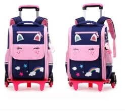 Unicorn Rolling Backpacks Bags For Girls -Unicorn Fashion 379141 xnvbyi