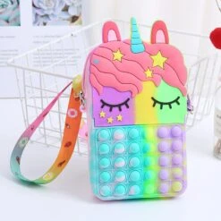 Unicorn Rainbow Pop Fidget Bag -Unicorn Fashion 379199 vve5dc