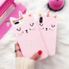 Pink Caticorn Case For IPhone -Unicorn Fashion 3D Bling Fashion Cartoon Pink Cat Soft Silicone Case For iPhone 6 6S 7 8 Plus