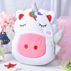 3D Cartoon Unicorn Backpack Kindergarten Schoolbag -Unicorn Fashion 3D Cartoon For Girls Boys Animal Lovely Unicorn Backpack Baby Kids School Bags Plush Children Backpacks 2