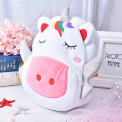 3D Cartoon Unicorn Backpack Kindergarten Schoolbag