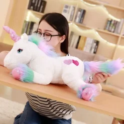 40 Cm Unicorn Plush Soft Stuffed -Unicorn Fashion 40 CM Unicorn Plush Toy Soft Stuffed Cartoon Unicorn Dolls Animal Horse High Quality Gift for 4