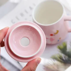 Creative Unicorn Ceramic Coffee Mugs -Unicorn Fashion 400ML Cute cartoon unicorn ceramic cup coffee mugs creative cups and mugs cartoon milk cup christmas 3