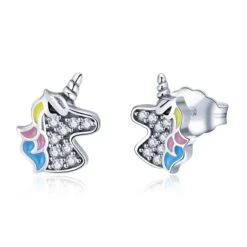 Unicorn Memory Stud Earrings