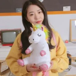 Unicorn Plush Toy Backpack -Unicorn Fashion 40912 e6a744