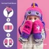Combo Unicorn Winter Scarf Hat Gloves