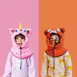 Unicorn Kids Fleece Windproof Full Face Mask Cover