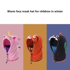 Unicorn Kids Fleece Windproof Full Face Mask Cover -Unicorn Fashion 417046 s5ebbr