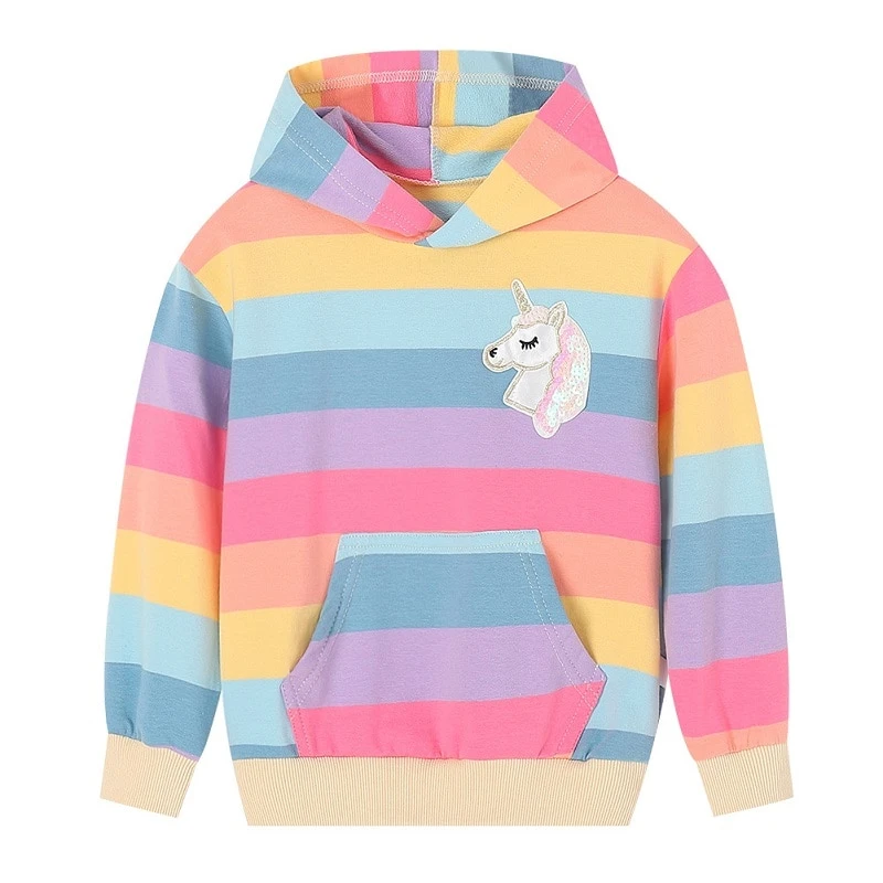 Unicorn Rainbow Pullover Sweatshirts For Girls 3 Unicorn Rainbow Pullover Sweatshirts For Girls
