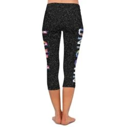 Women Unicorn Capri Leggings -Unicorn Fashion 43889 cc7201