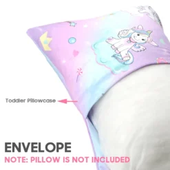 Cute Rainbow Unicorn Pillow Case -Unicorn Fashion 48 35cm 19 14inch Cute Rainbow Unicorn Pattern Pillow Case Cover for Baby Girl s Room 3