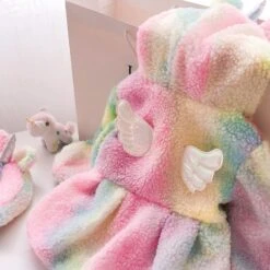 Unicorn Tie-Dye Fleece Hooded Jacket -Unicorn Fashion 490490 dxuh7l