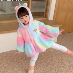 Unicorn Tie-Dye Fleece Hooded Jacket -Unicorn Fashion 490490 nqyb42