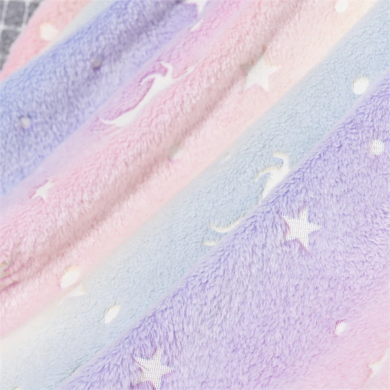 Unicorn Glowing Luminous Fluffy Soft Blanket 6 Unicorn Glowing Luminous Fluffy Soft Blanket - Image 4