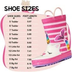 Unicorn Rubber Outdoor Waterproof Rain Boots -Unicorn Fashion 490617 vp5oha