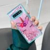 Unicorn Liquid Glitter Heart Cases For Samsung IPhone