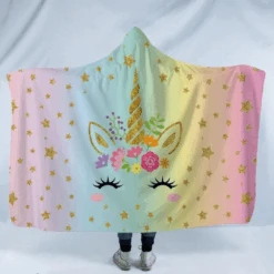 Unicorn And Girl Large Area Rug