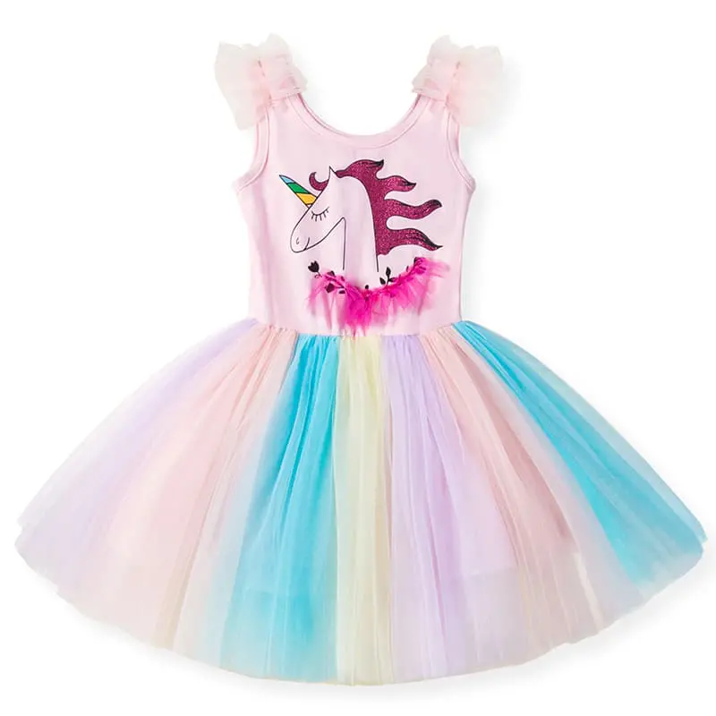 Baby Fancy Unicorn Princess Dresses 4 Baby Fancy Unicorn Princess Dresses - Image 2