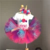 Unicorn One Year Romper Headband Tutu Dresses -Unicorn Fashion 52993 pbgysl