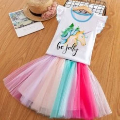 Girls Unicorn Tutu Dress