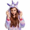 Purple Star Unicorn Onesie Costume Pyjamas -Unicorn Fashion 53