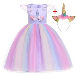 Unicorn Party Dresses For Girls -Unicorn Fashion 53383 3j5vqe