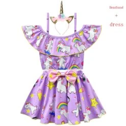 Summer Unicorn Tutu Dress -Unicorn Fashion 53802 4jg2kn