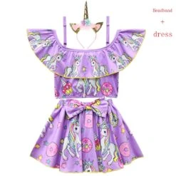 Summer Unicorn Tutu Dress -Unicorn Fashion 53802 tm6riy