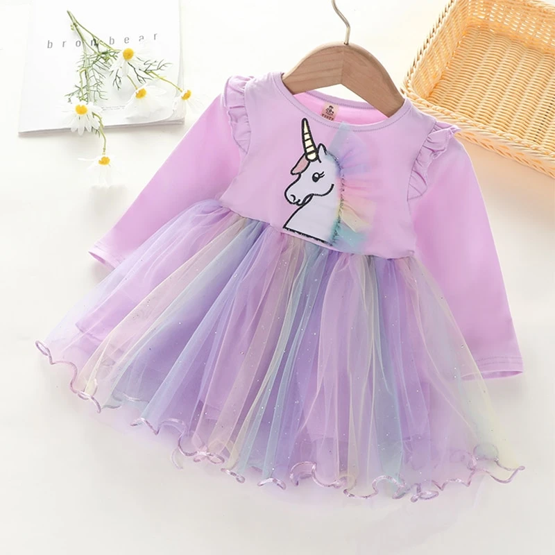 Cute Unicorn Princess Baby Dress 5 Cute Unicorn Princess Baby Dress - Image 3