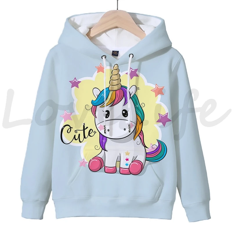Unicorn 3D Printed Hoodies For Kids 4 Unicorn 3D Printed Hoodies For Kids - Image 2
