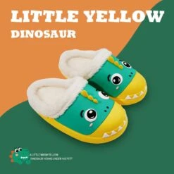 Cartoon Dinosaur Unicorn Winter Slippers -Unicorn Fashion 539156 ede4lm