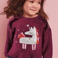 Unicorn Printed Cotton Sweatshirts For Kids 13 Unicorn Printed Cotton Sweatshirts For Kids -Unicorn Fashion 539452 ciupbg