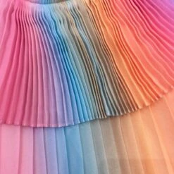 Unicorn Chiffon Tutu Dress With Headband -Unicorn Fashion 53949 09gmlr