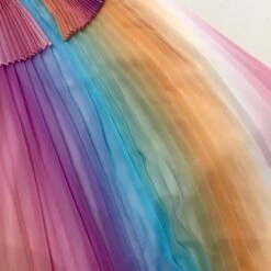 Unicorn Chiffon Tutu Dress With Headband -Unicorn Fashion 53949 3m2ktu