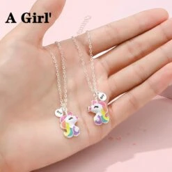 Unicorn Magnets BFF Pendant Necklace