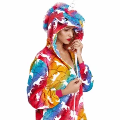 Rainbow Unicorn Onesie Costume Pyjamas -Unicorn Fashion 55
