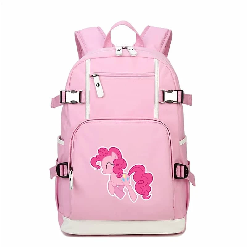 Women Unicorn Pink Canvas Backpack 5 Women Unicorn Pink Canvas Backpack - Image 3