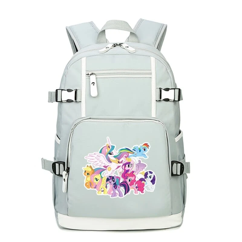 Women Unicorn Pink Canvas Backpack 4 Women Unicorn Pink Canvas Backpack - Image 2