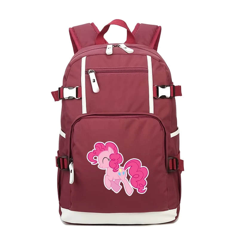 Women Unicorn Pink Canvas Backpack 6 Women Unicorn Pink Canvas Backpack - Image 4
