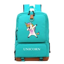 Unicorn Printing Laptop Backpack -Unicorn Fashion 55242 gvpeqi