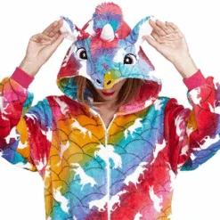 Rainbow Unicorn Onesie Costume Pyjamas -Unicorn Fashion 56 1