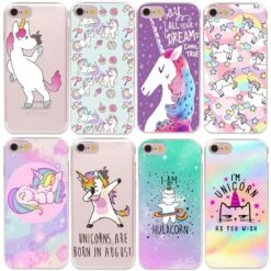 Cute Unicorn Case Cover For IPhone