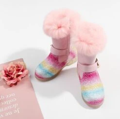 Unicorn Rainbow Sequin Glitter Boots -Unicorn Fashion 563958 7jy2bt