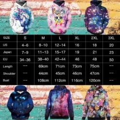 Graffiti Unicorn Hoodie -Unicorn Fashion 59168 t60i4n