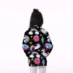 Kid Unicorn Icon Hoodie -Unicorn Fashion 59284 xwgibb