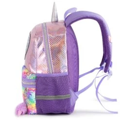 Unicorn Magical Rainbow Sequin Backpack -Unicorn Fashion 599048 qhdnpx