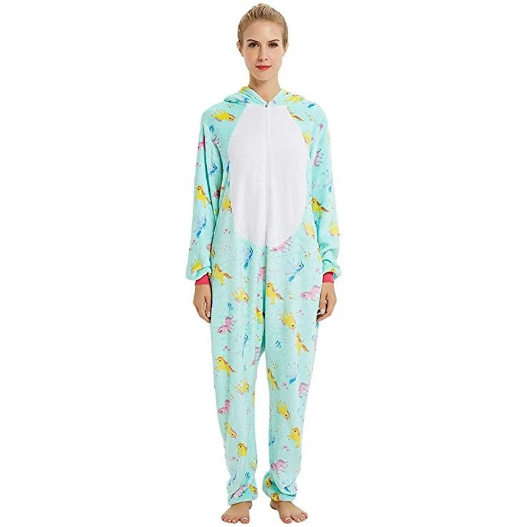 Green Unicorn Costume Onesie For Women 5 Green Unicorn Costume Onesie For Women - Image 3