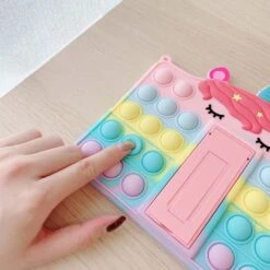 Unicorn Over For Samsung Galaxy Tab A 8.0 10.1 S6 A7 Lite 8.7 10.4 T500 P610 T290 T220 Kids Tablet 3D Cute Unicorn Relive Stress Case -Unicorn Fashion 602716 g11mob